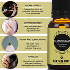 Earth N Pure Essential Oils (Tea Tree, Lavender & Lemongrass) | Grocsy