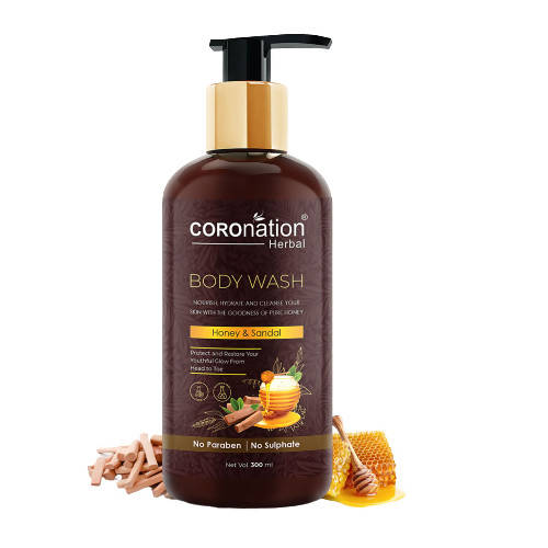 Coronation Herbal Honey and Sandal Body Wash | Grocsy
