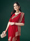 kasee Embellished Beads and Stones Celebrity Saree | Grocsy
