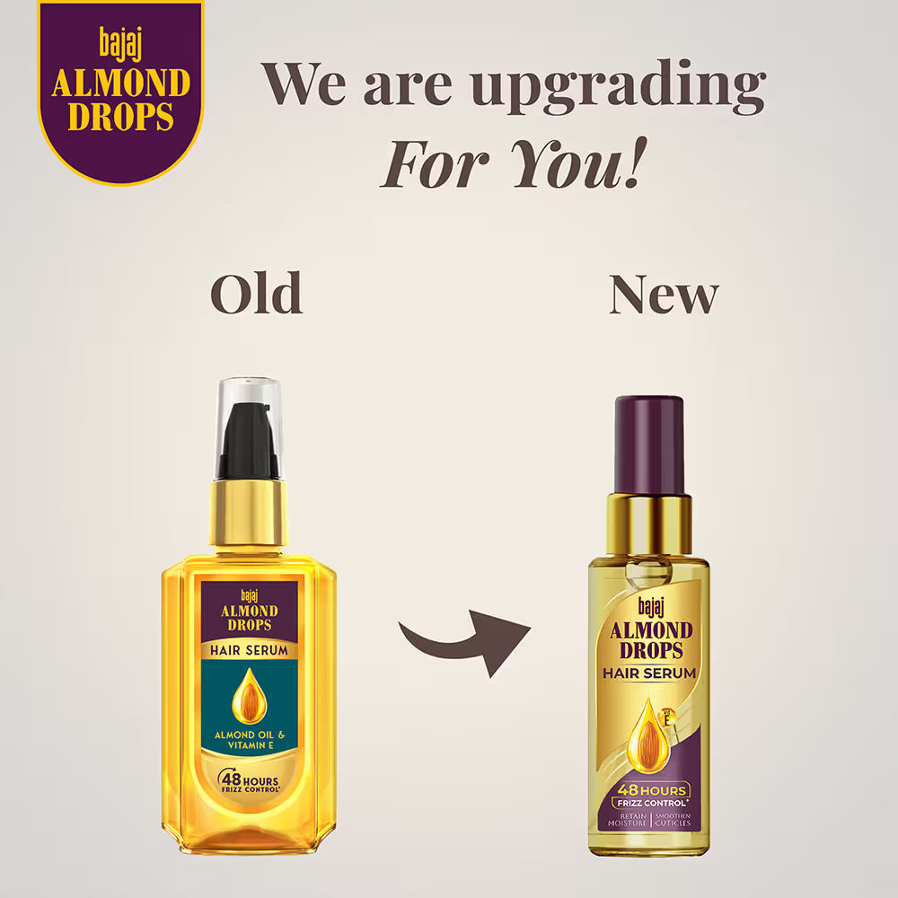 Bajaj Almond Drops Serum With Oil For Hair | Grocsy