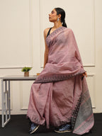 Tikhi Imli Woven Design Cotton Saree | Grocsy