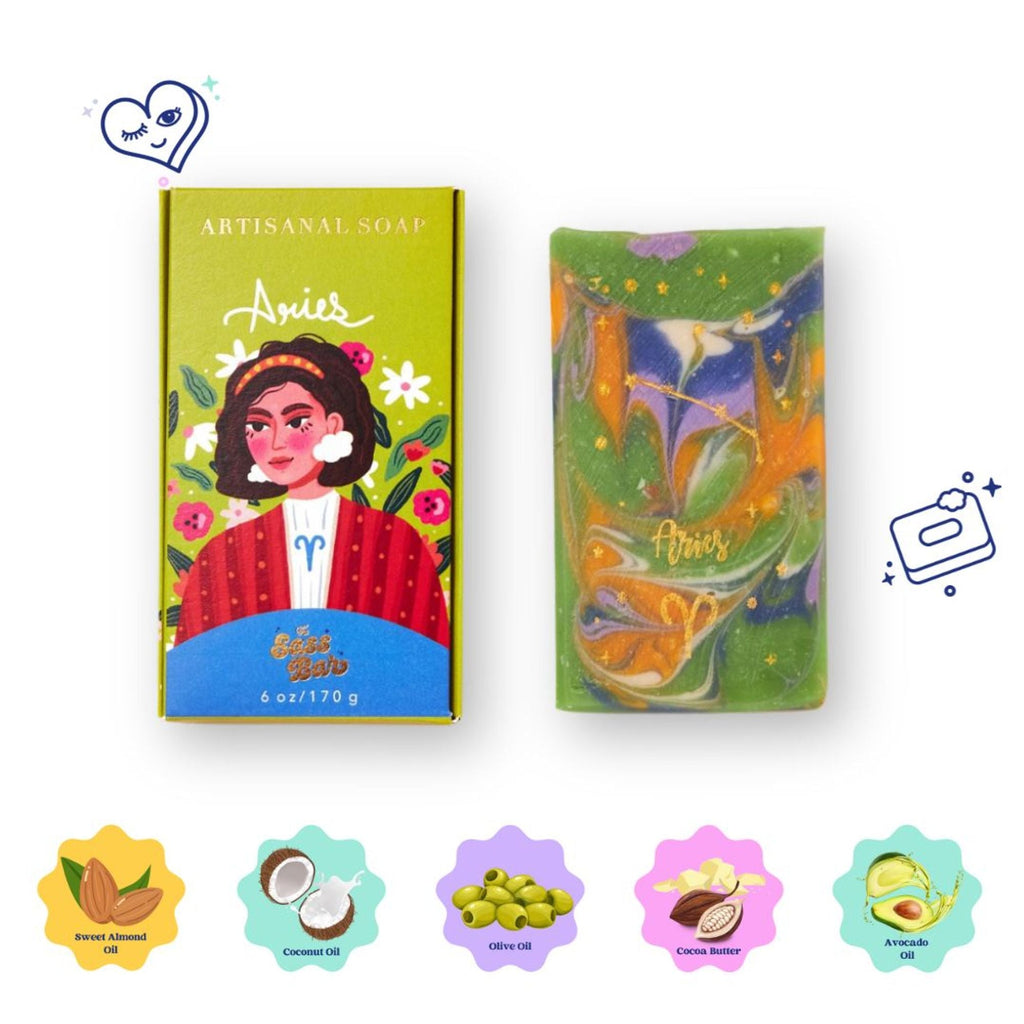 The Sass Bar Aries Star Sign Soap | Grocsy