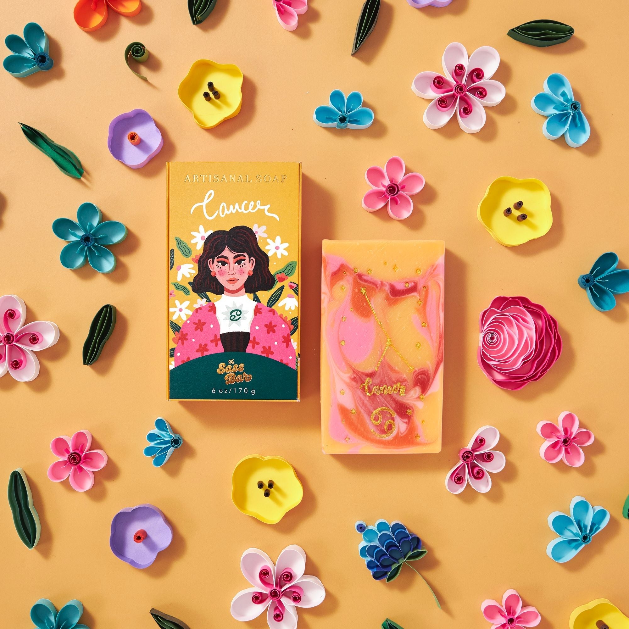 The Sass Bar Cancer Star Sign Soap | Grocsy