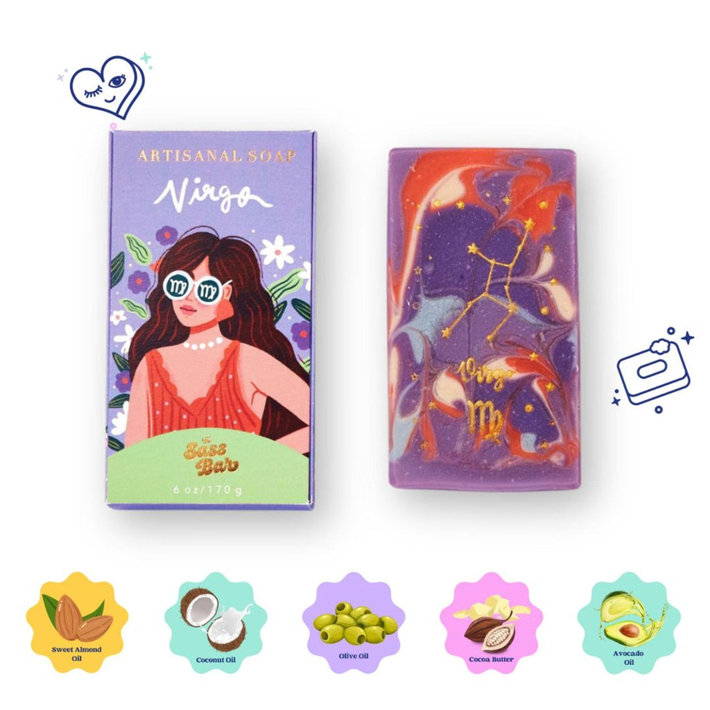 The Sass Bar Virgo Star Sign Soap | Grocsy