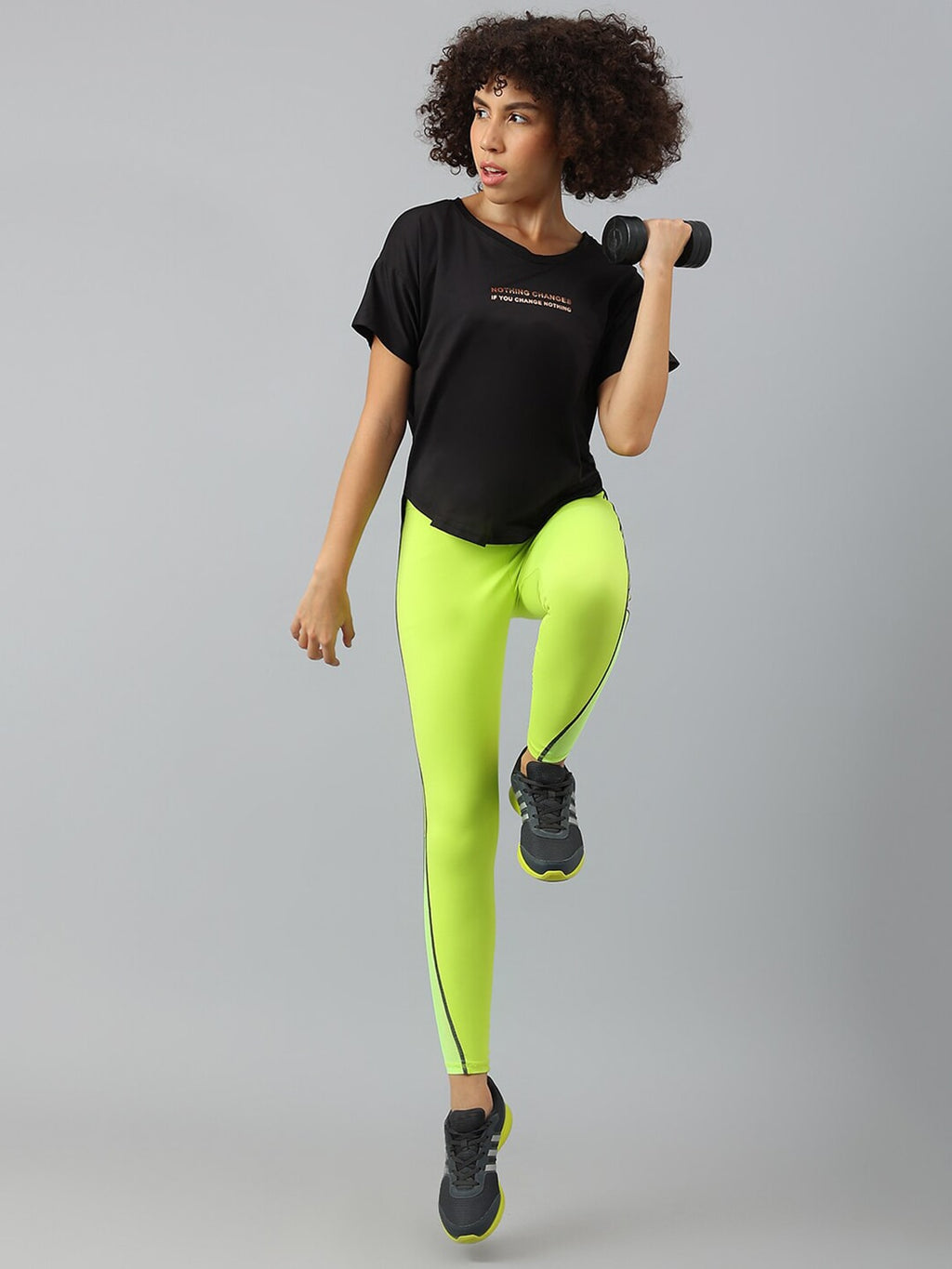MKH Women Typography Printed Dri-FIT Sports T-shirt | Grocsy