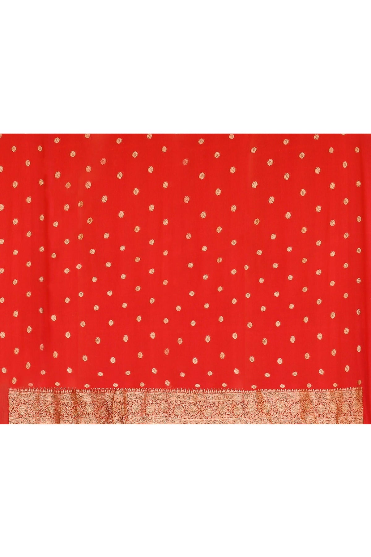 Joban Fashion Hot Pink Crepe Chiffon Pure Handloom Banarasi Silk Saree | Grocsy