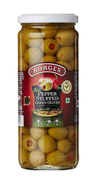 Borges Hot Pepper Stuffed Green Olives | Grocsy