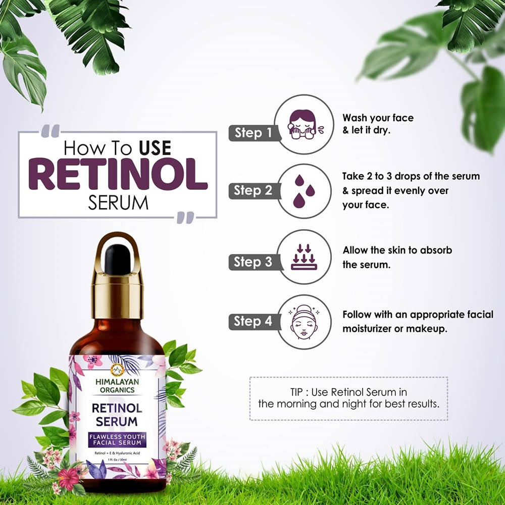 Himalayan Organics Retinol Serum Flawless Youth Facial Serum | Grocsy
