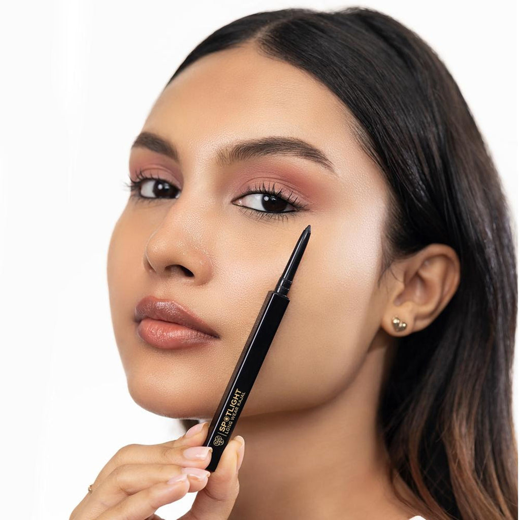 PAC Studio Spotlight Long Wear Kajal - Intense Pigment, Matte Finish, Easy Glide, Waterproof & Smudgeproof | Grocsy