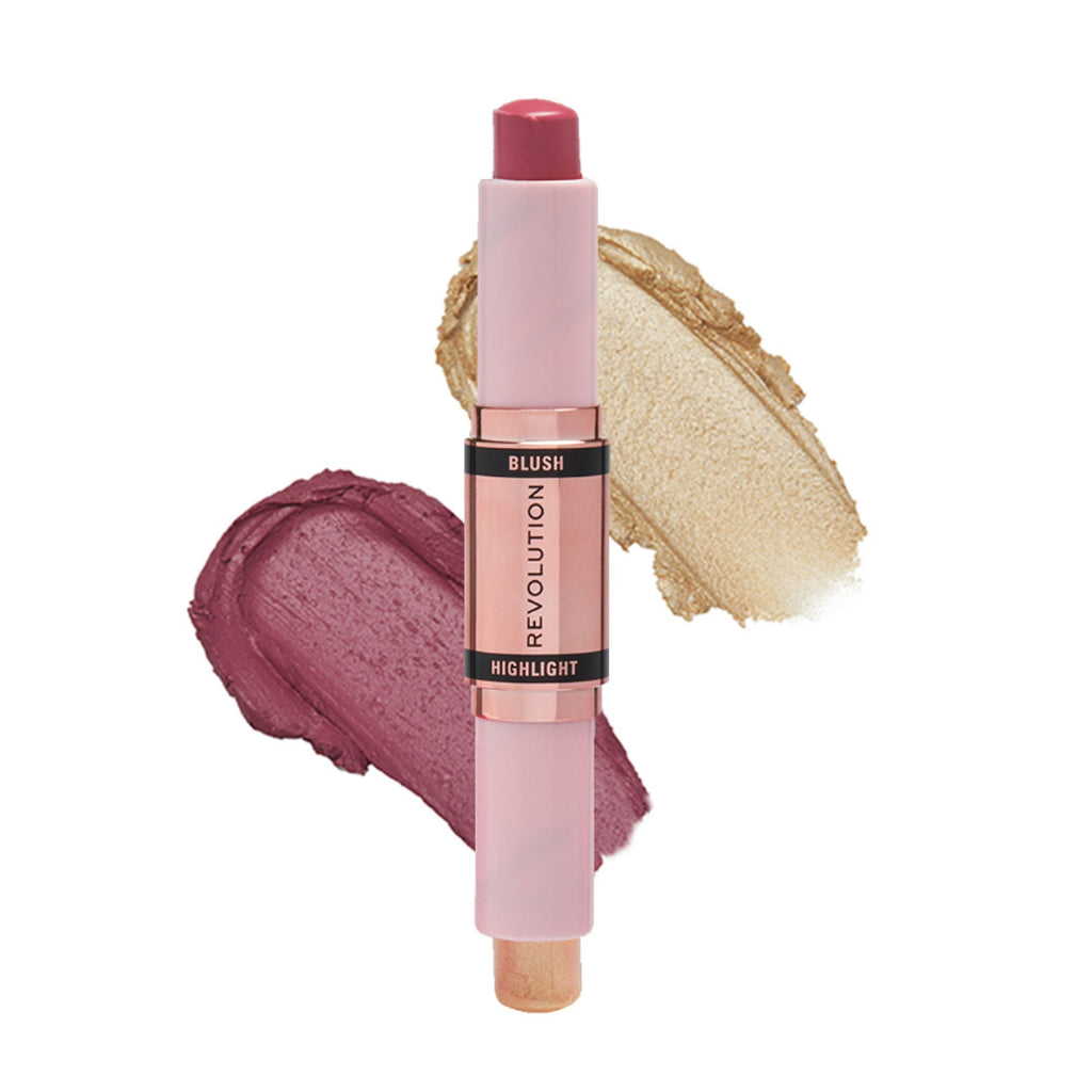 Makeup Revolution Blush & Highlight Stick - Mauve Glow | Grocsy