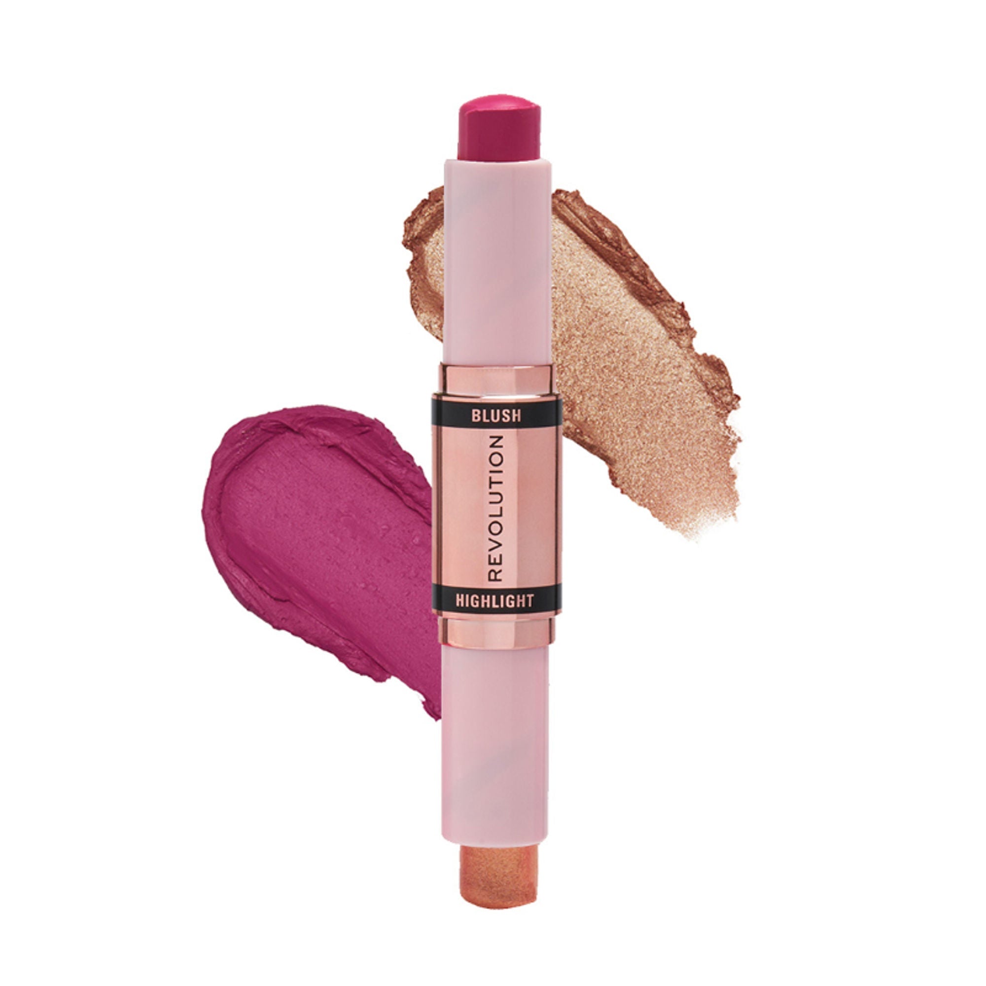 Makeup Revolution Blush & Highlight Stick - Champagne Shine | Grocsy