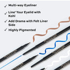Makeup Revolution Eyeliner - Brown | Grocsy