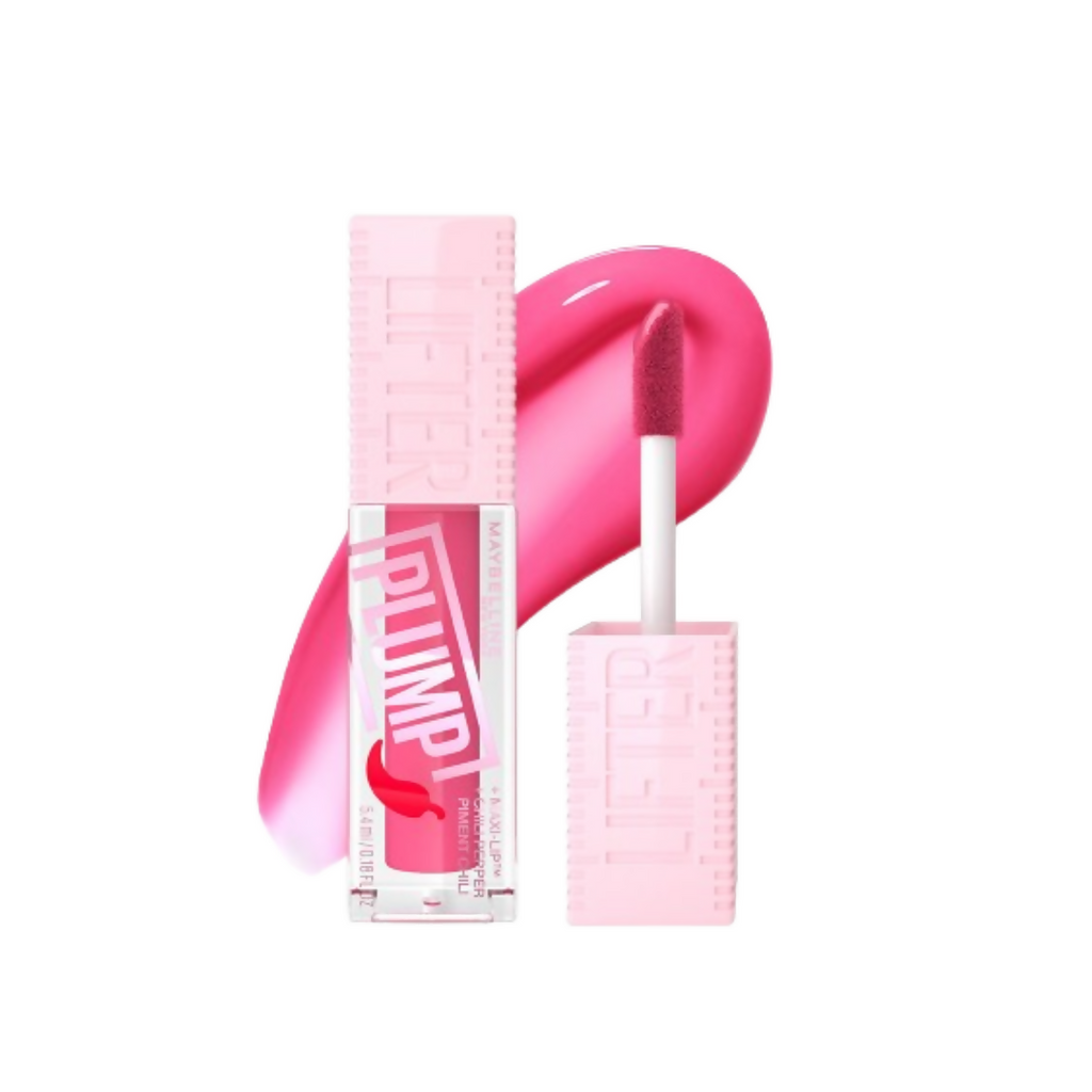 Maybelline New York Lifter Plump - Plumping Lip Gloss - Pink Sting | Grocsy