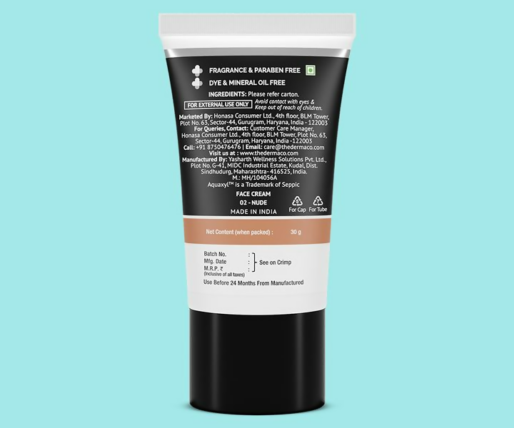 The Derma Co 2% Niacinamide Hydrating BB Cream with 1% Hyaluronic Acid Complex & Aquaxyl | Grocsy