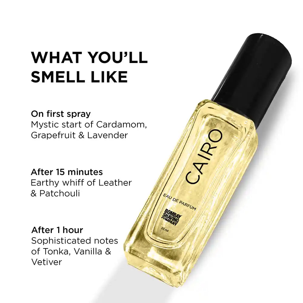 Bombay Shaving Company Cairo Fragrance 20 ml (With Out Box) | Grocsy