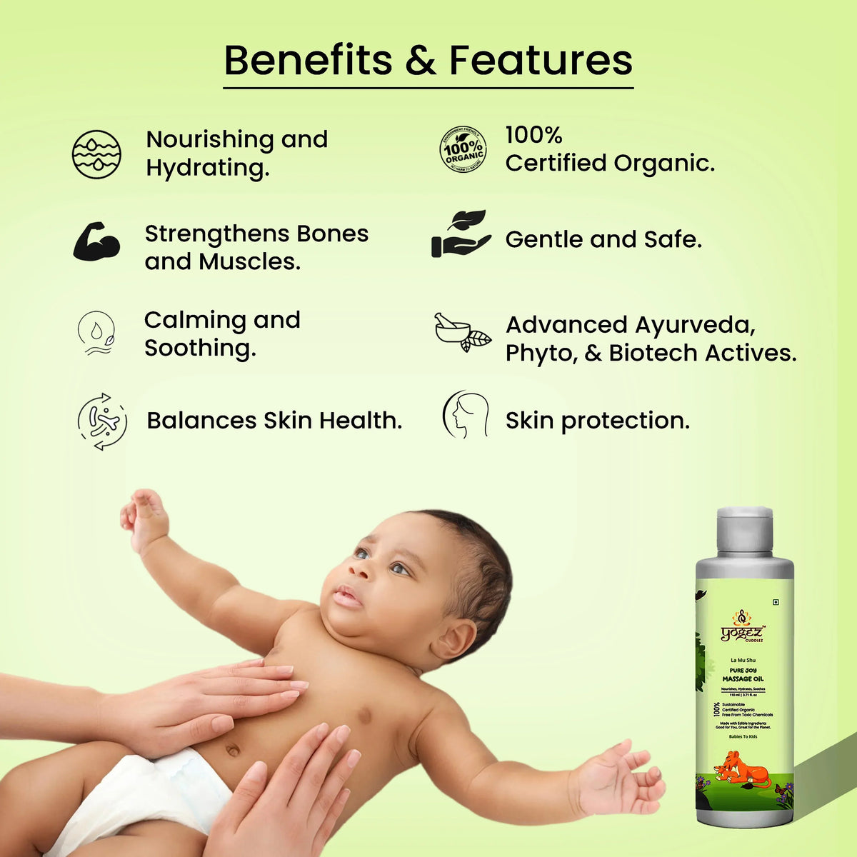 Yogez La Mu Shu Pure Joy Massage Oil | Grocsy