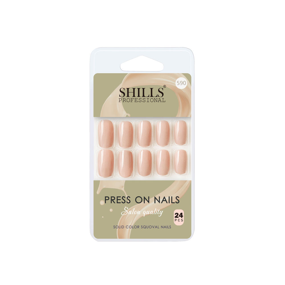 Shills Professional Reusable Press On Nails Square - SPN590 | Grocsy