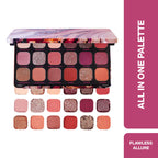 Makeup Revolution Forever Flawless Eyeshadow Palette-18 Smooth & Rich Shade - Allure | Grocsy