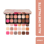 Makeup Revolution Forever Flawless Eyeshadow Palette-18 Smooth & Rich Shade - Affinity | Grocsy