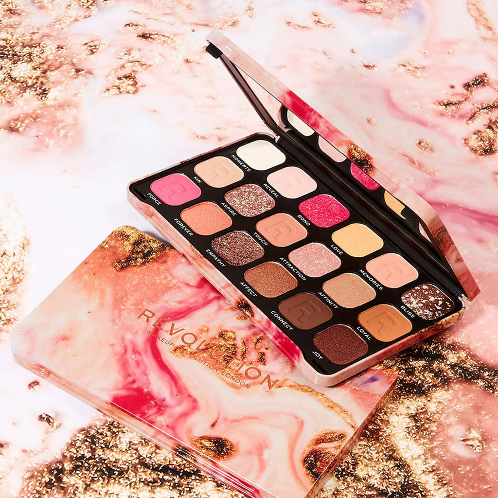 Makeup Revolution Forever Flawless Eyeshadow Palette-18 Smooth & Rich Shade - Affinity | Grocsy