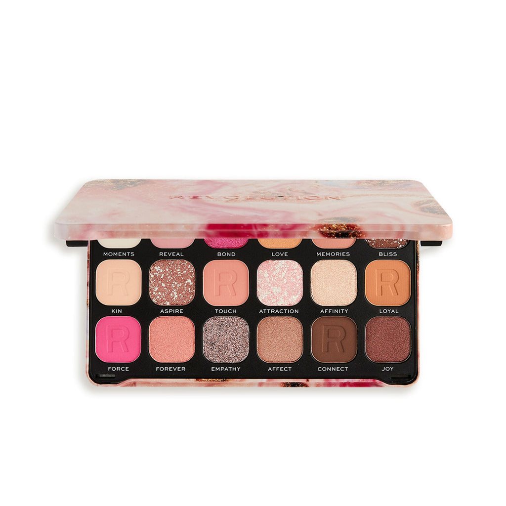Makeup Revolution Forever Flawless Eyeshadow Palette-18 Smooth & Rich Shade - Affinity | Grocsy