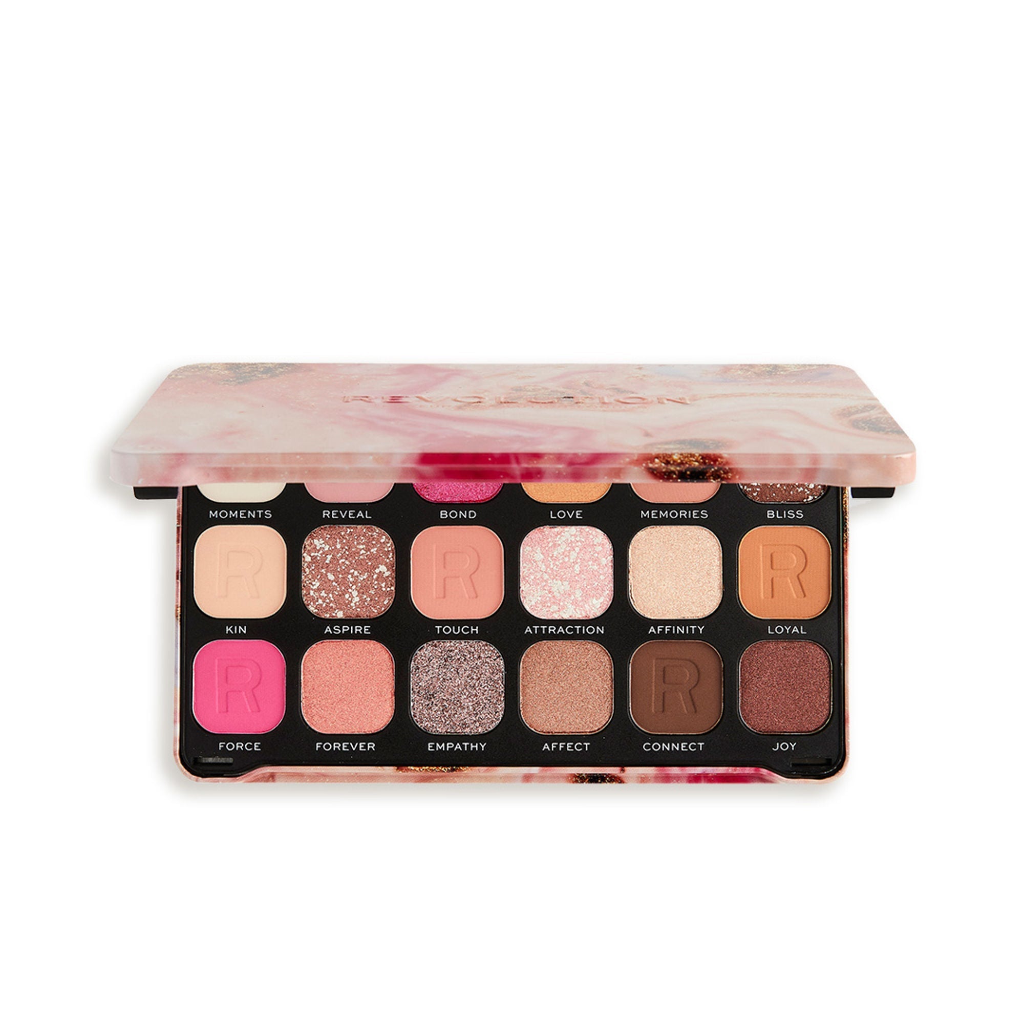 Makeup Revolution Forever Flawless Eyeshadow Palette-18 Smooth & Rich Shade - Affinity | Grocsy
