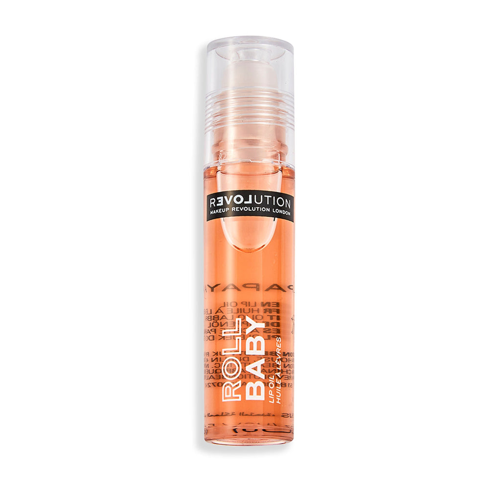 Revolution Relove Roll Baby Lip Oil Papaya - Papaya | Grocsy
