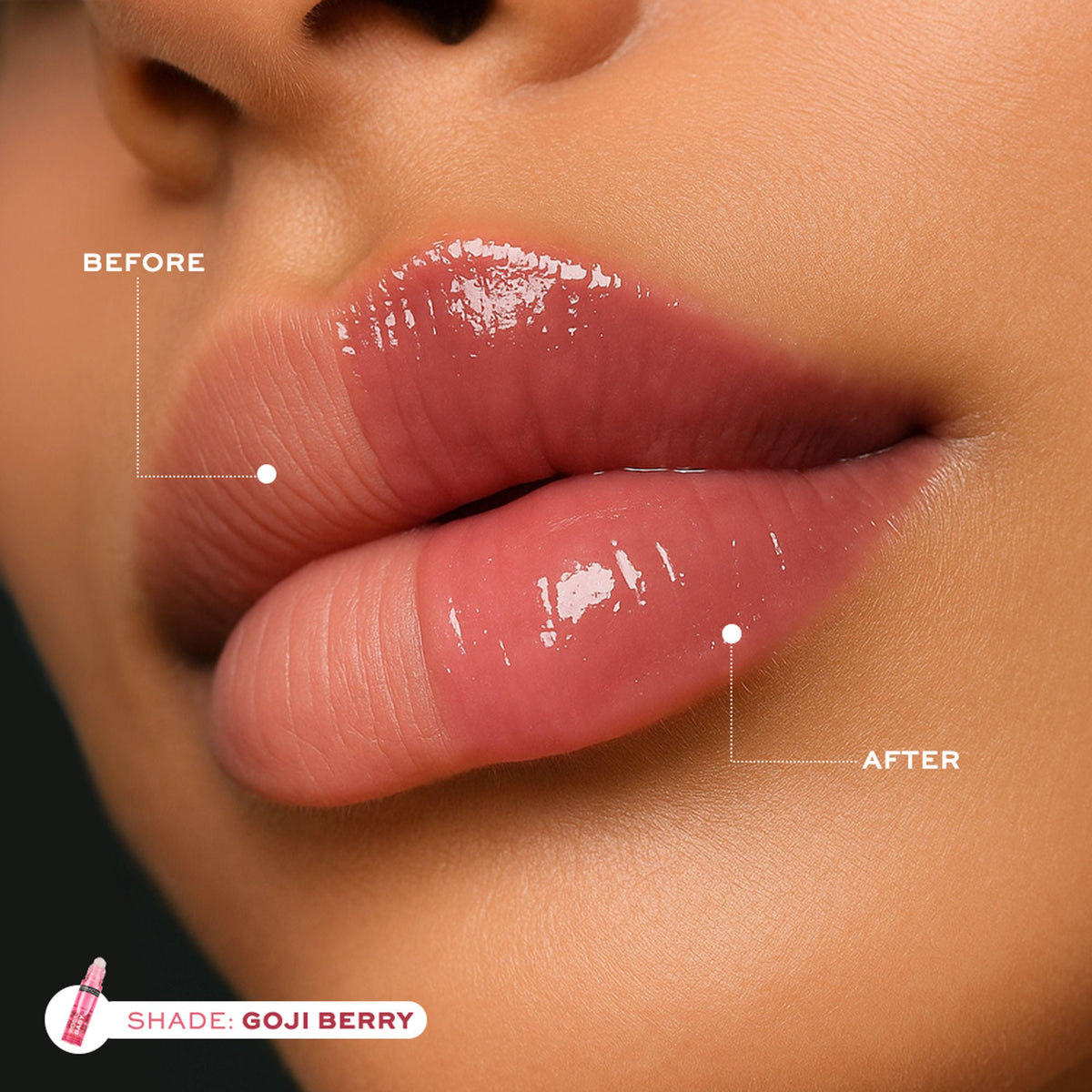 Revolution Relove Roll Baby Lip Oil Papaya - Goji Berry | Grocsy