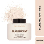 Makeup Revolution Loose Baking Powder - Translucent | Grocsy