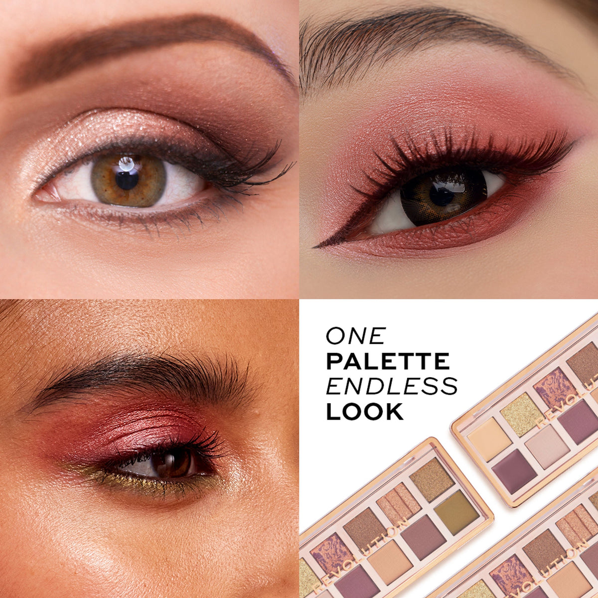 Makeup Revolution Eyeshadow Palette - The Eternal Icon Green | Grocsy