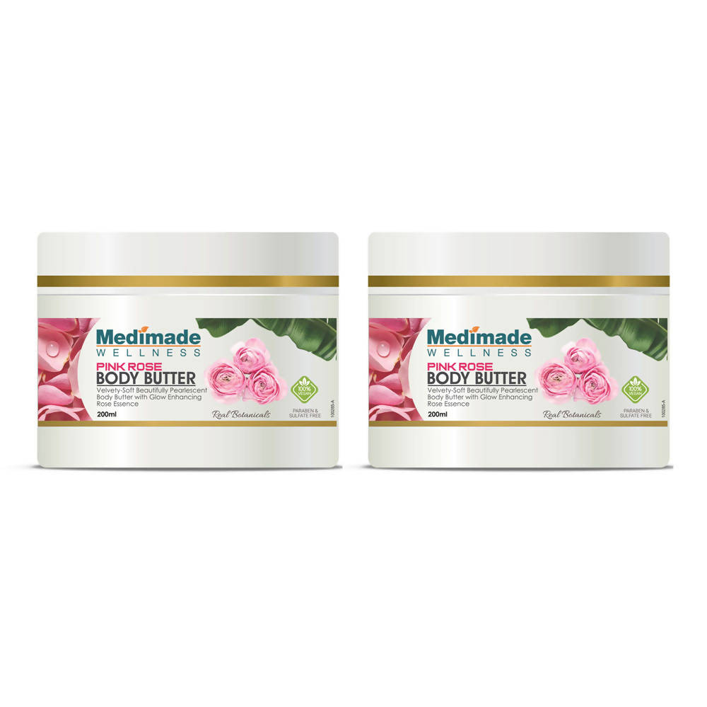 Medimade Wellness Pink Rose Body Butter | Grocsy