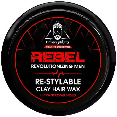 Urbangabru Rebel Hair Styling Clay Wax for Men | Grocsy