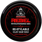 Urbangabru Rebel Hair Styling Clay Wax for Men | Grocsy