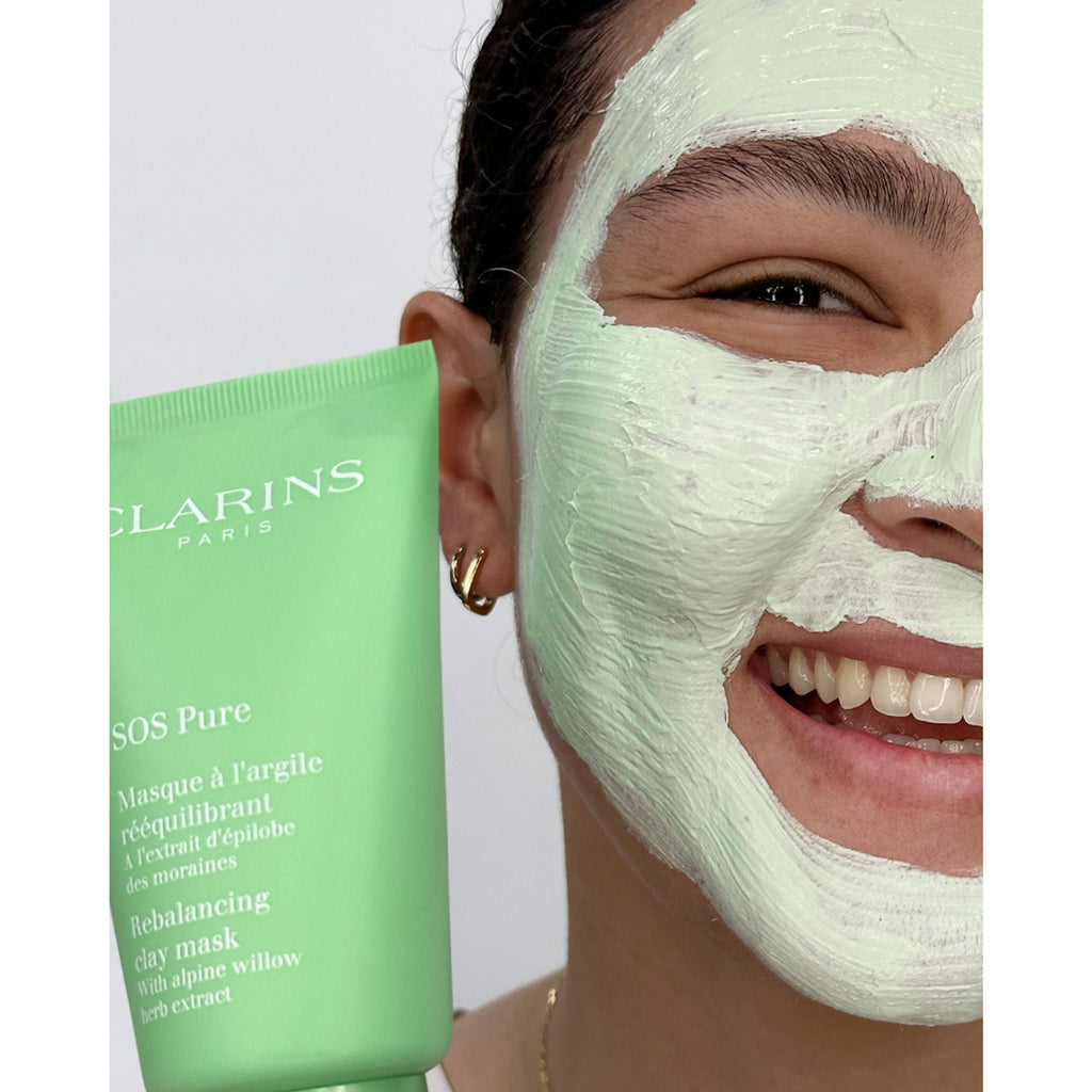 Clarins SOS Pure Rebalancing Clay Mask | Grocsy