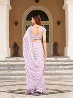 Tikhi Imli Striped Woven Design Saree | Grocsy