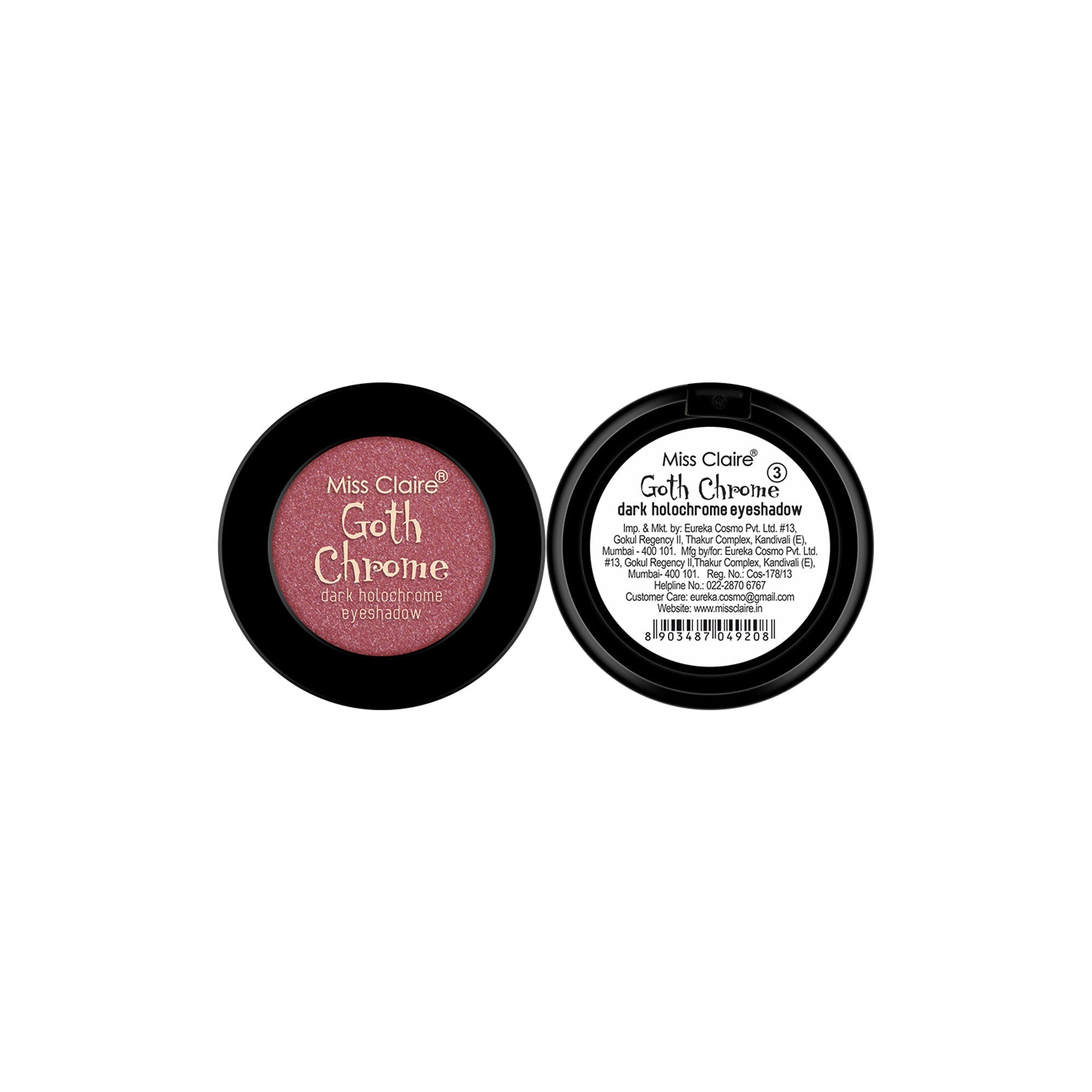 Miss Claire Goth Chrome Eyeshadow - 3 | Grocsy