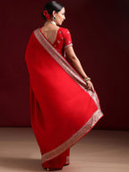 kasee Embroidered Saree | Grocsy