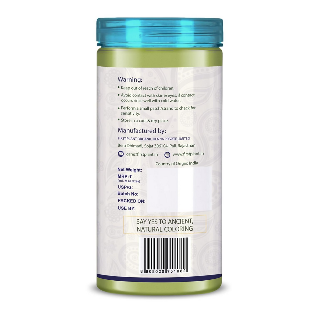 First Plant Organic Indigo Powder For Black Hair | Grocsy