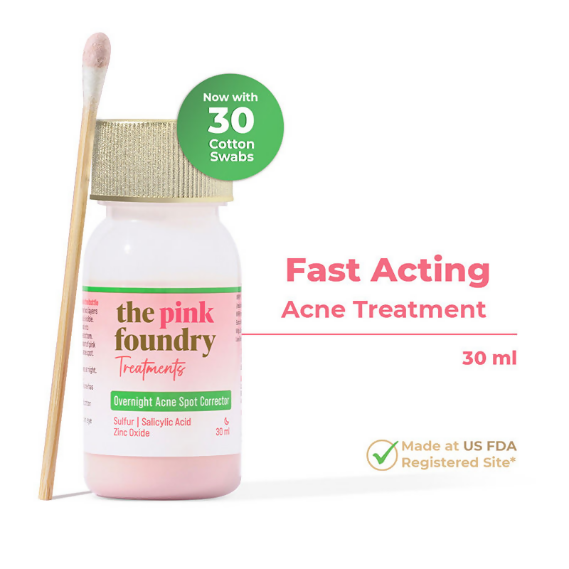The Pink Foundry Acne Spot Corrector With Salicylic Acid For Active Acne Blackheads & Whiteheads | Grocsy