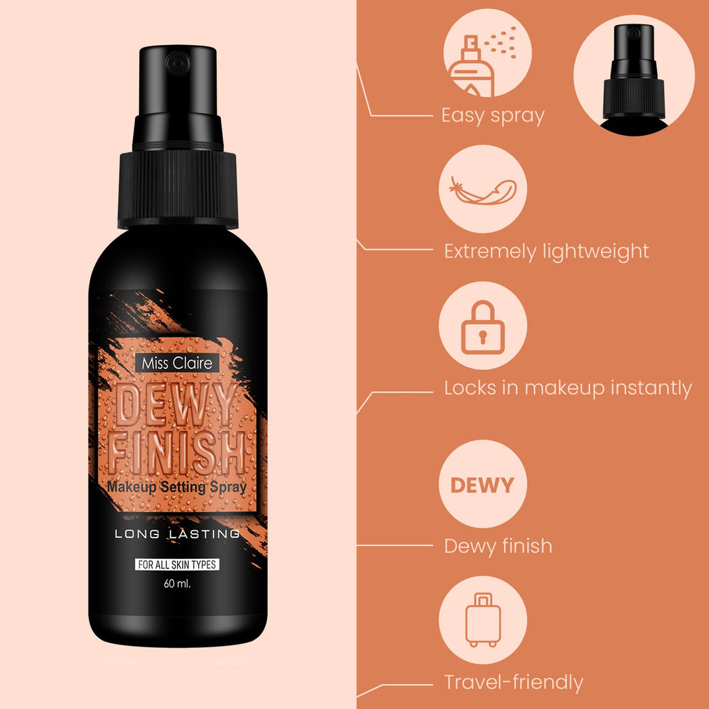 Miss Claire Fixing Spray For Makeup Dewy Finish | Grocsy