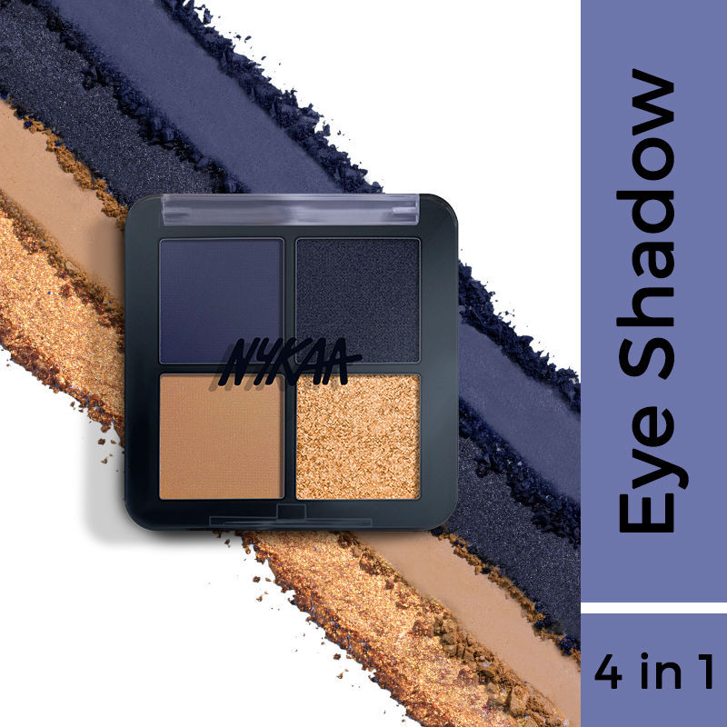 Nykaa Cosmetics Eyes On Me! 4 In 1 Quad Eyeshadow Palette | Grocsy
