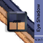 Nykaa Cosmetics Eyes On Me! 4 In 1 Quad Eyeshadow Palette | Grocsy