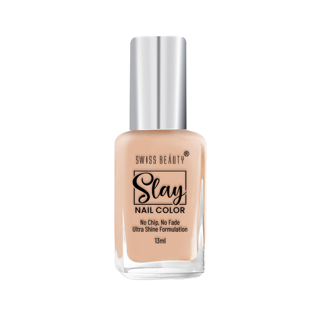 Swiss Beauty Slay Nail Color With Ultra Shine Formulation - 61 Ultra Cream | Grocsy