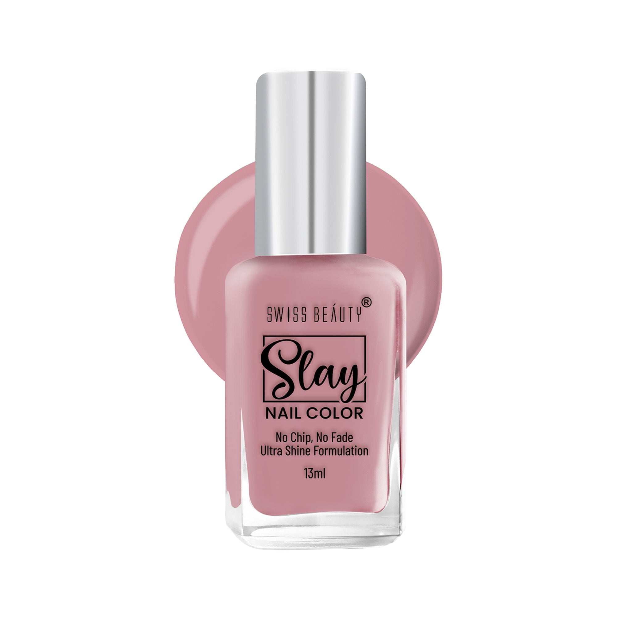 Swiss Beauty Slay Nail Color With Ultra Shine Formulation - 64 Lavender Love | Grocsy