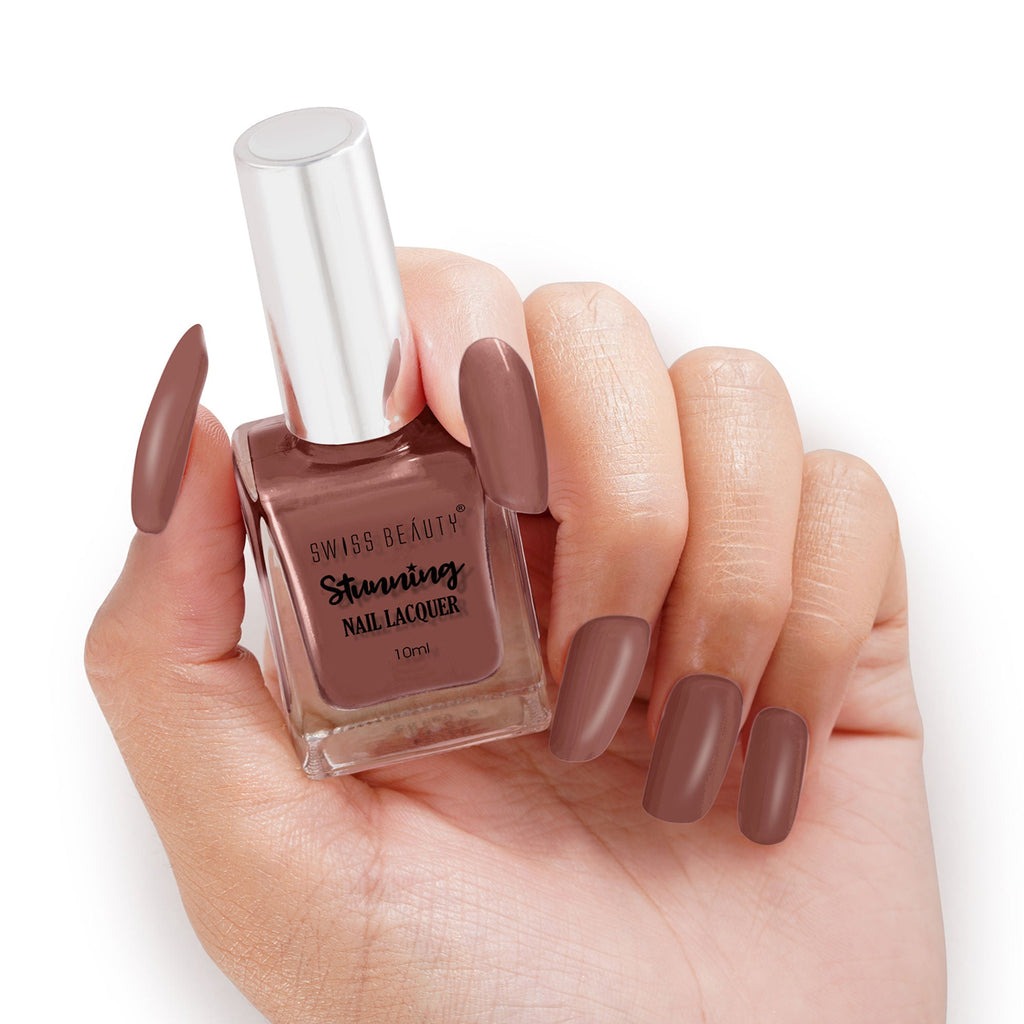 Swiss Beauty Stunning Nail Lacquer - 77 Woody | Grocsy