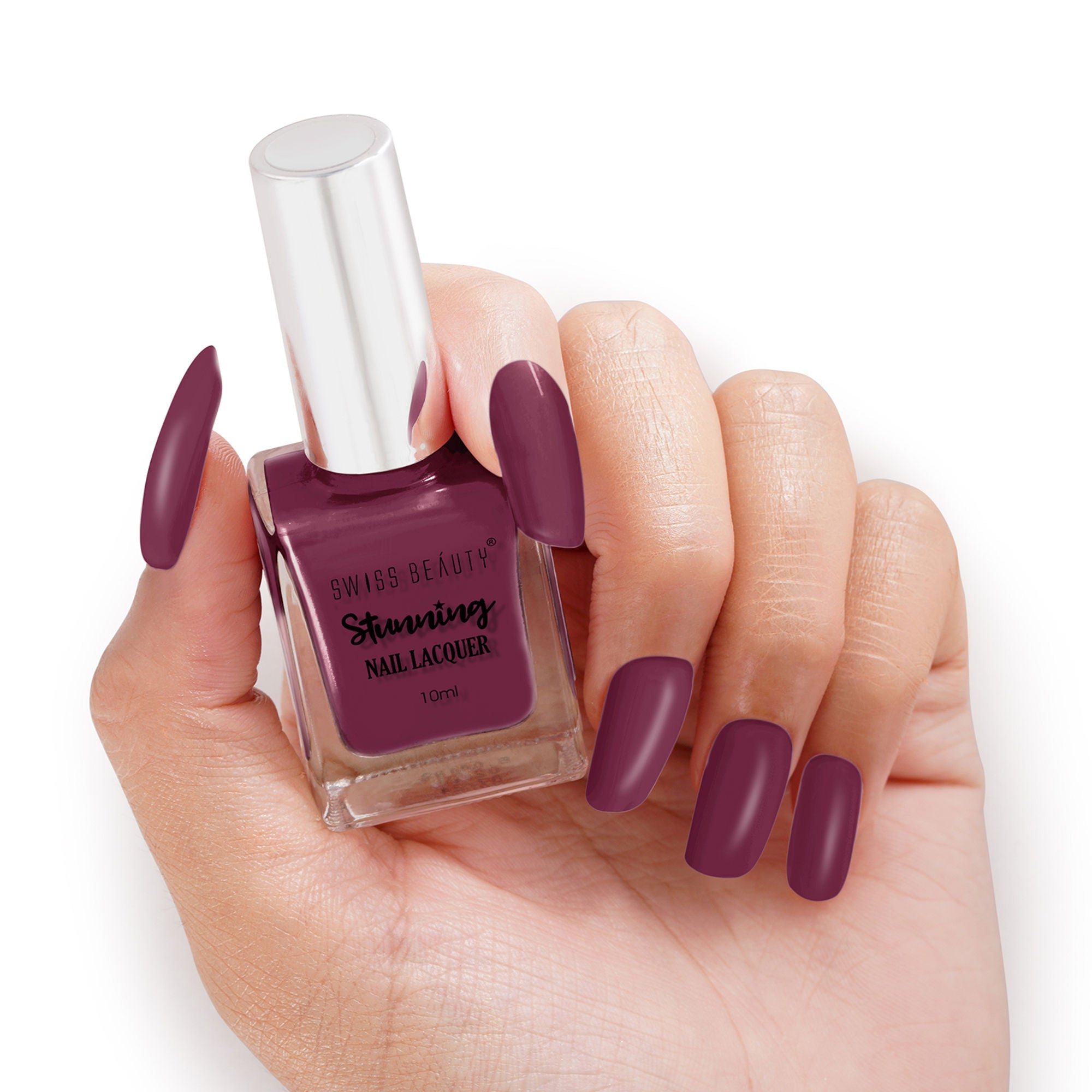 Swiss Beauty Stunning Nail Lacquer - 82 Winery | Grocsy