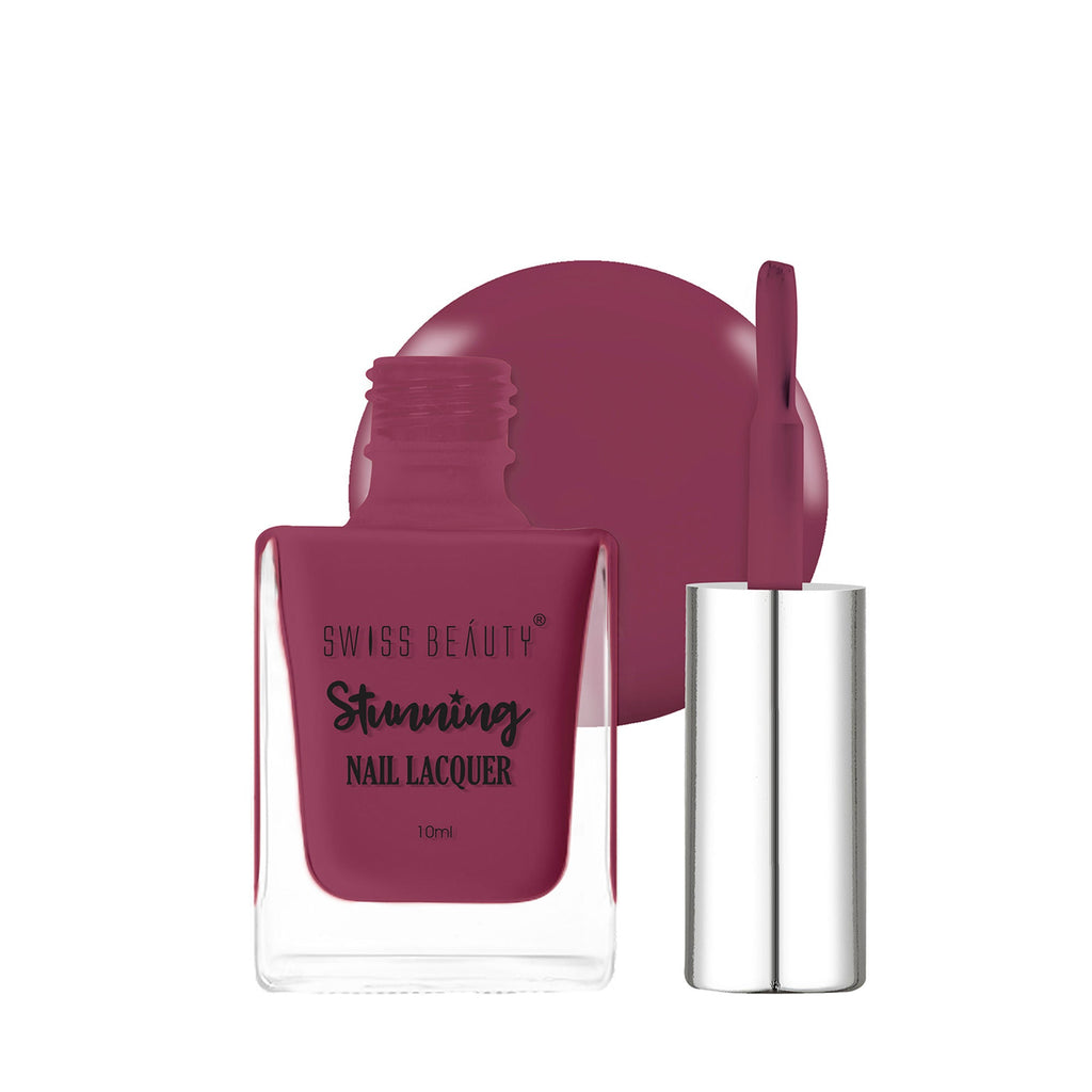Swiss Beauty Stunning Nail Lacquer - 82 Winery | Grocsy