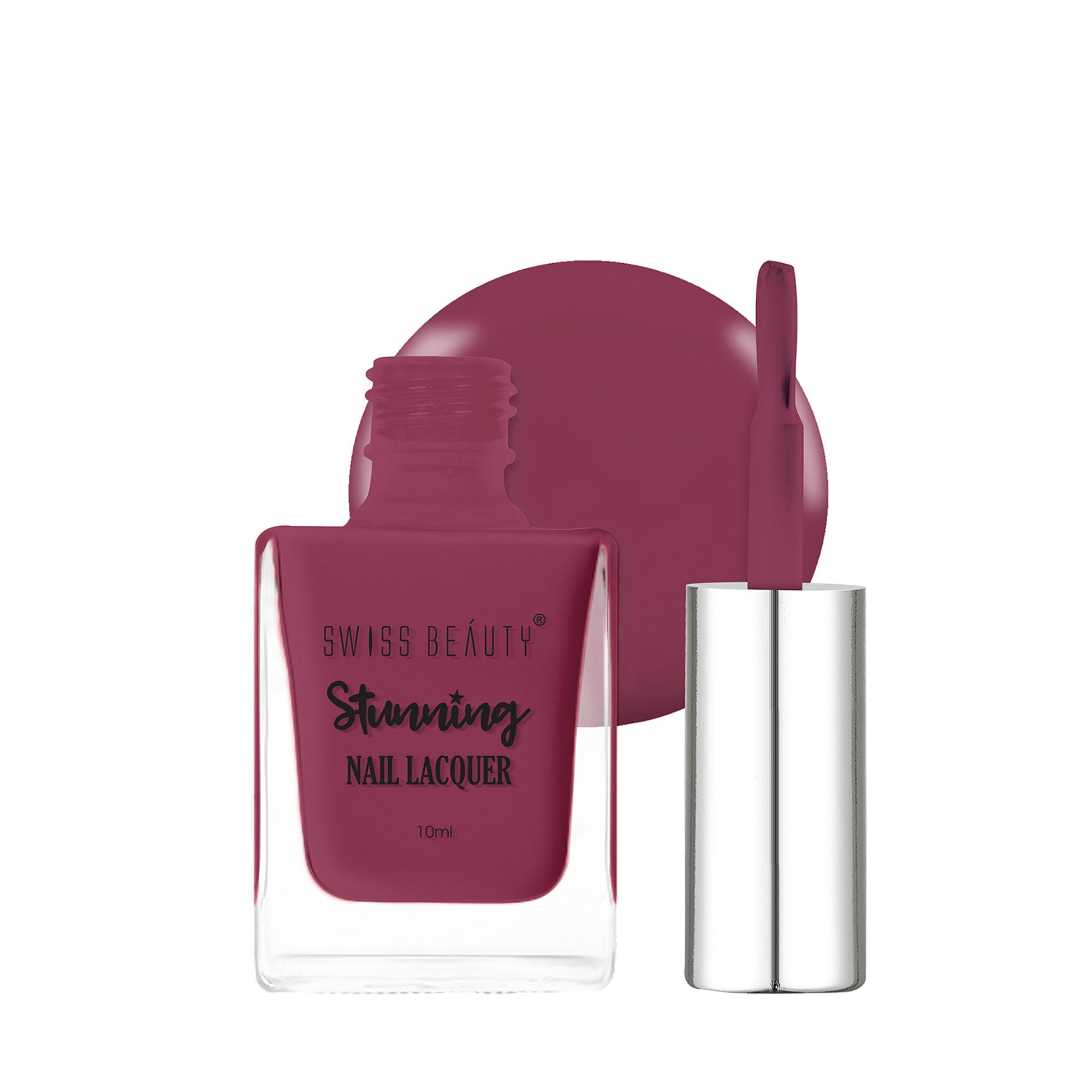 Swiss Beauty Stunning Nail Lacquer - 82 Winery | Grocsy
