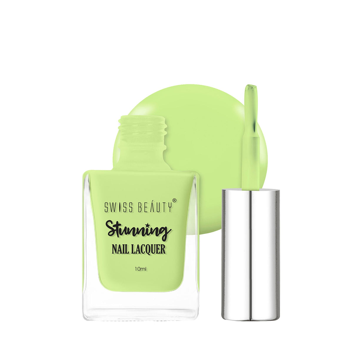 Swiss Beauty Stunning Nail Lacquer - 93 Mint Green | Grocsy