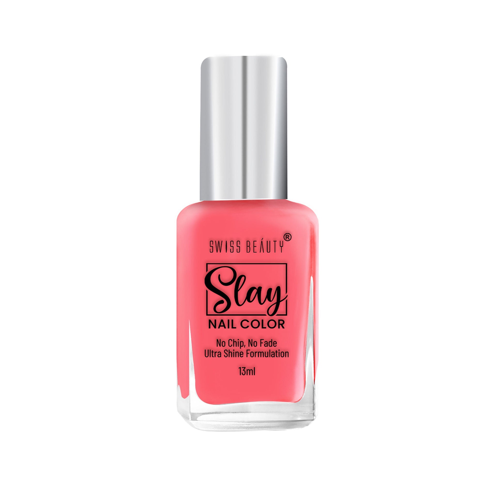 Swiss Beauty Slay Nail Color With Ultra Shine Formulation - 75 Princess Pink | Grocsy